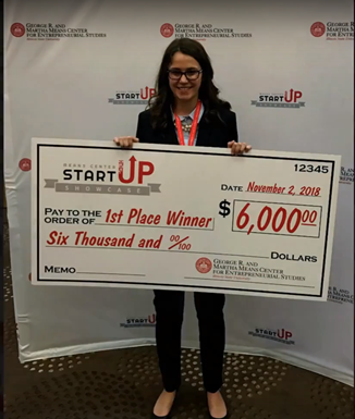 Land of Lincoln CEO Alumna Emma Schoth takes 1st place at ISU Startup Showcase with Drake's Toys