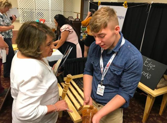 Land of Lincoln CEO students learn by doing at annual tradeshow